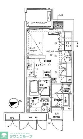 AXIA新宿御苑の物件間取画像